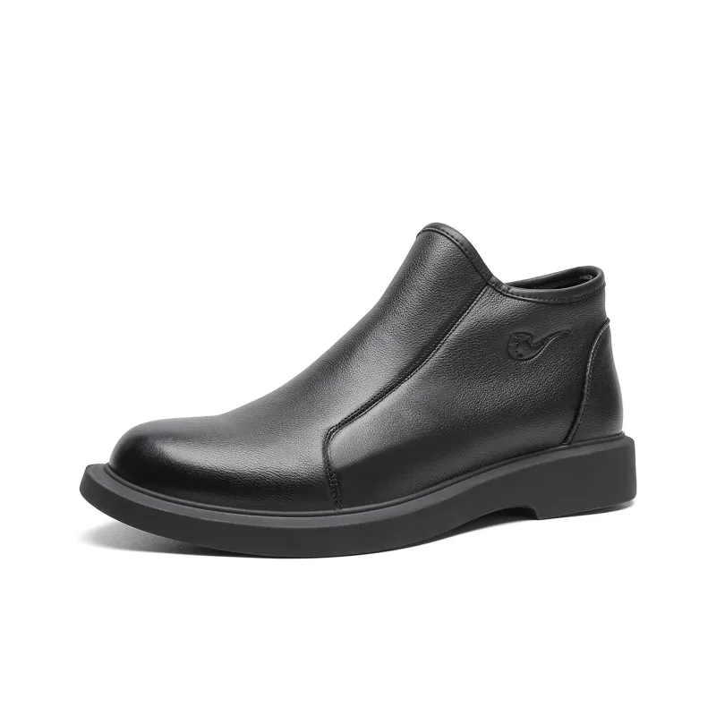TRUMPPIPE Ankle Boots Men's Black-1