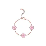 Pink Ceramic Cherry Blossom Bracelet