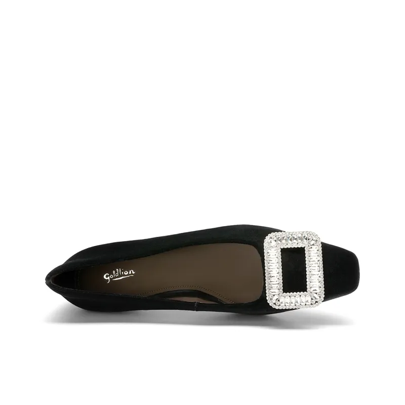 GOLDLION Chunky Heel High Heels 3.5cm Women's-2