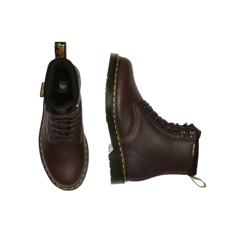 Dr.Martens 1460 Pascal Warmwair Leather Lace Up Boots 'Dark Brown'-3