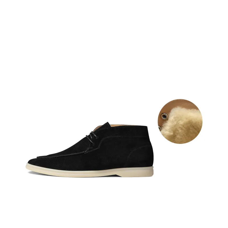THOM WILLS British Vintage Slip on Desert Boots Ankle Boots Men's-1