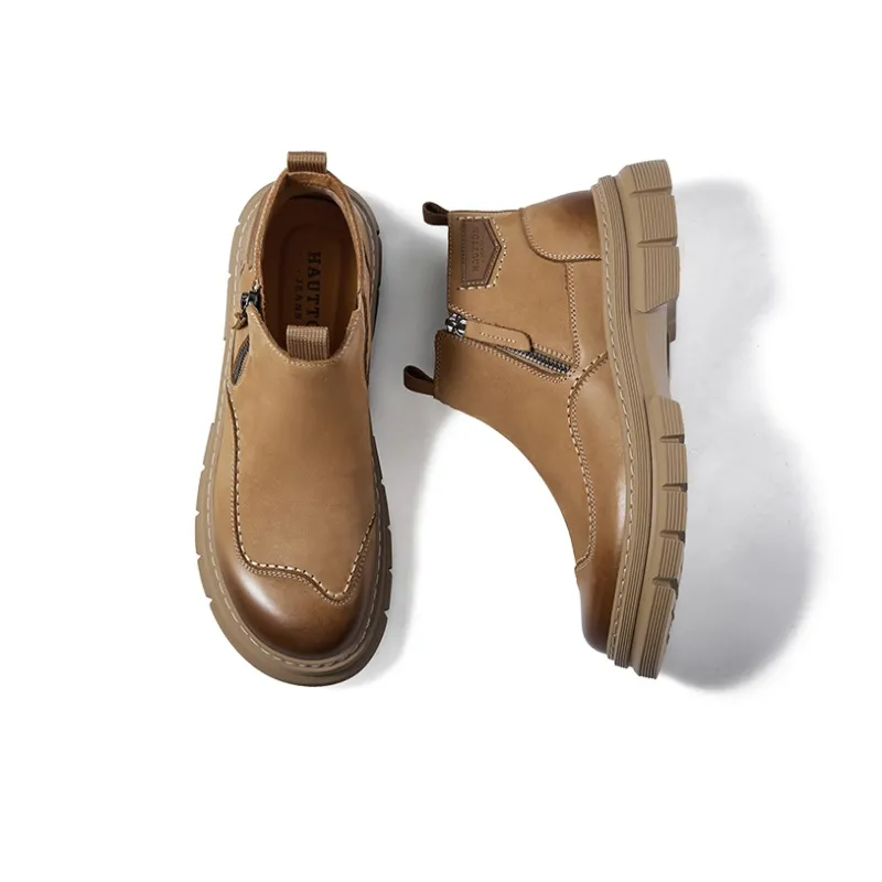 Hautton Ankle Boots Men Umber/Khaki-8