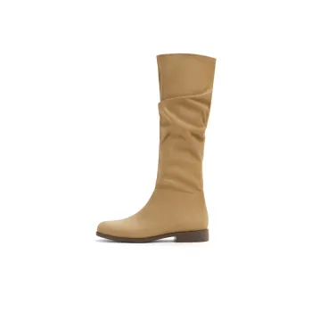 CHARLES&KEITH Small Ck Layered Knee High Boots 2.3cm Women's