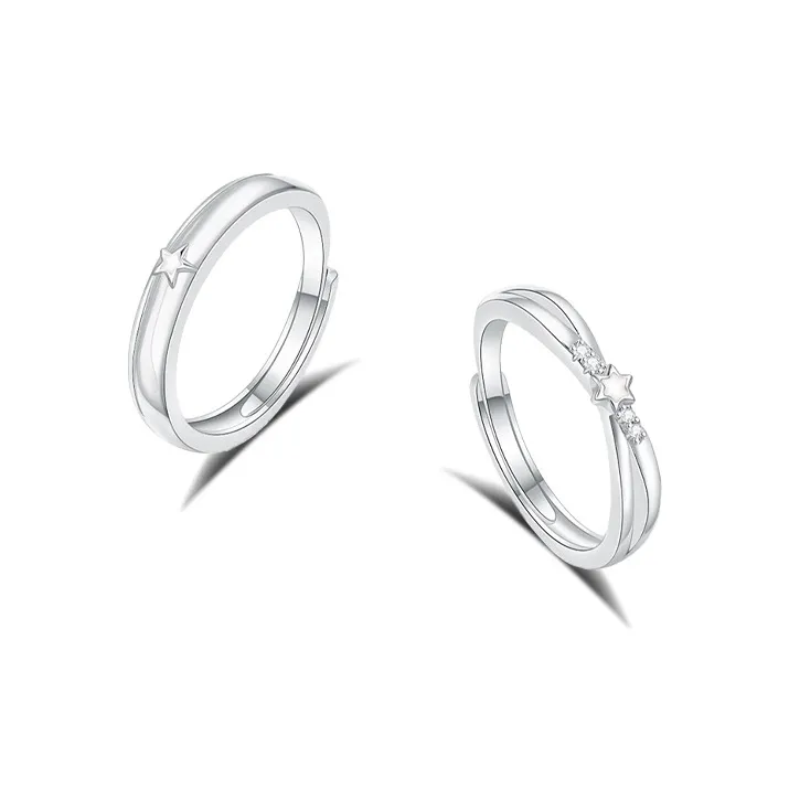 COPI Synthetic Cubic Zirconia Rings Unisex-4