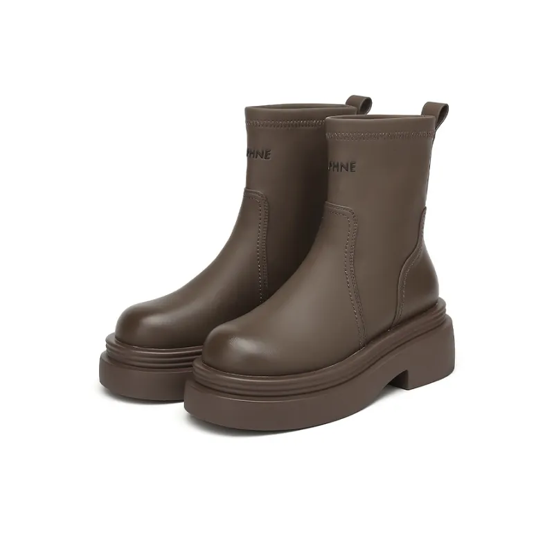DAPHNE Ankle Boots Women's Black/Khaki-9