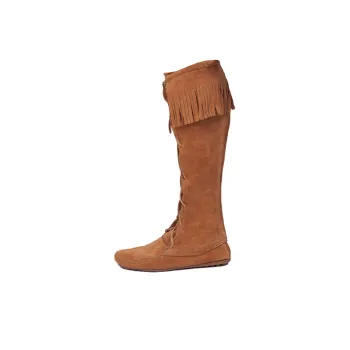 MINNETONKA Knee-high Boots Women's Brown