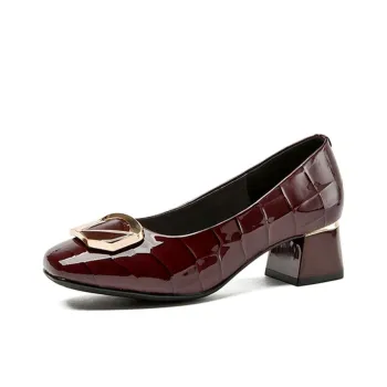 Rich Birds Chunky Heel High Heels 4.5cm Women's