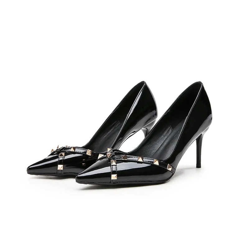 BANWEIDIYA Slim Heel High Heels 8cm Women's-8