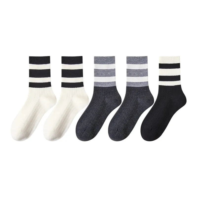 Top Melon Mid Calf Socks Women's Combo Set-14
