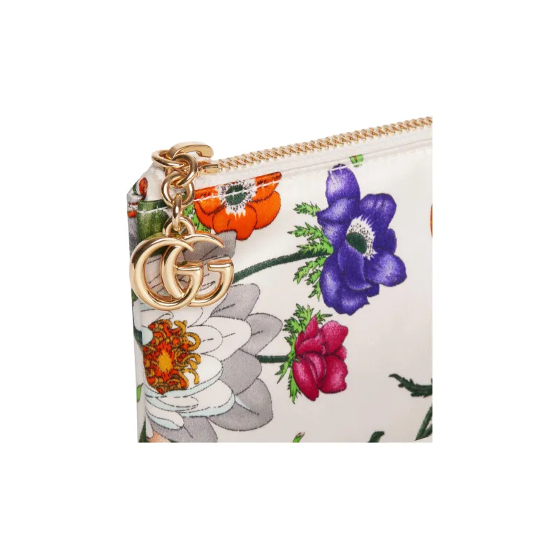 GUCCI GG Marmont Silk Clutch Women's Multicolor-6
