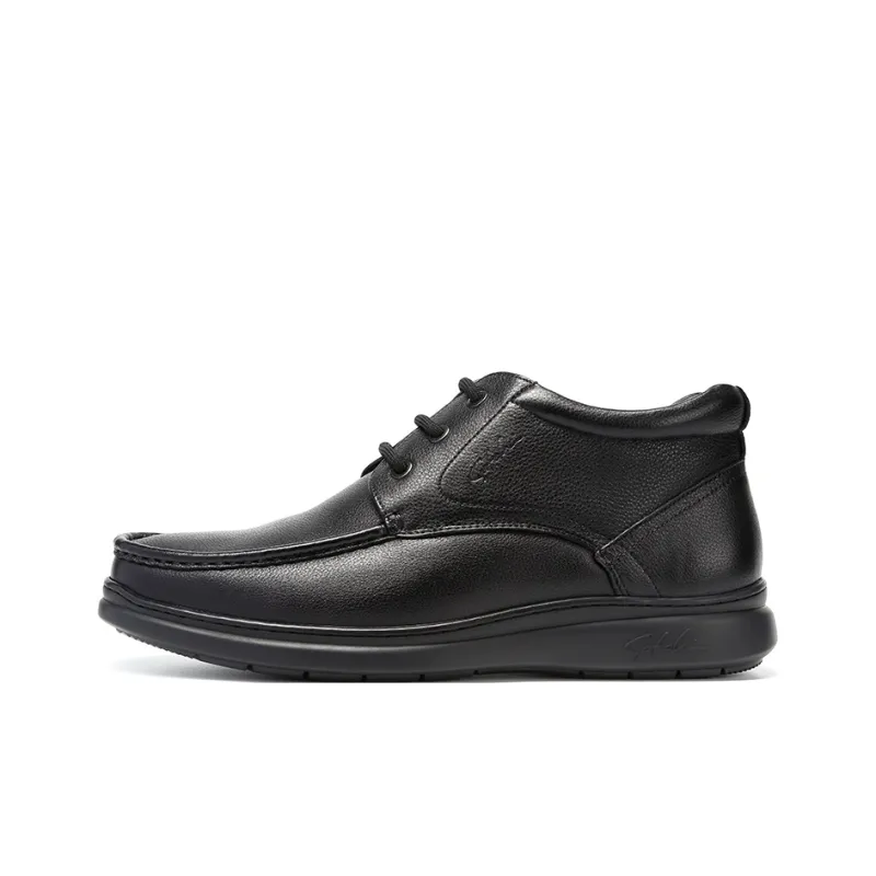 Satchi Ankle Boots 4cm Men's Black-0