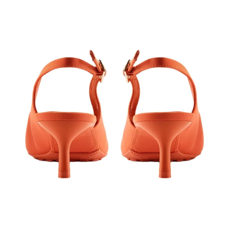 Martine Rose x Clarks Sling 2 Slim Heel High Heels 6cm Women's Orange-4