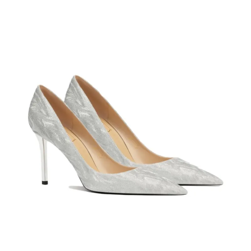 RoseDoris High Heels Women's Silver, Champagne-1