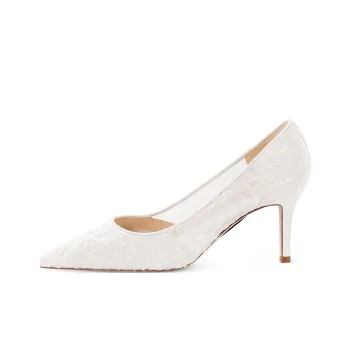 7or9 Snowflake High Heels 7cm Women's White
