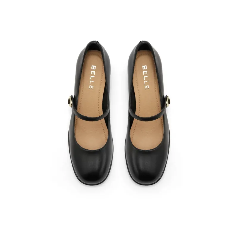 BELLE Block Heel High Heels 5cm Women's-6