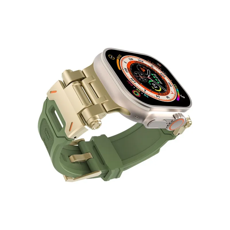 ZHENGGUANG Watch Band Apple Compatibility 41mm Silicone Material-25