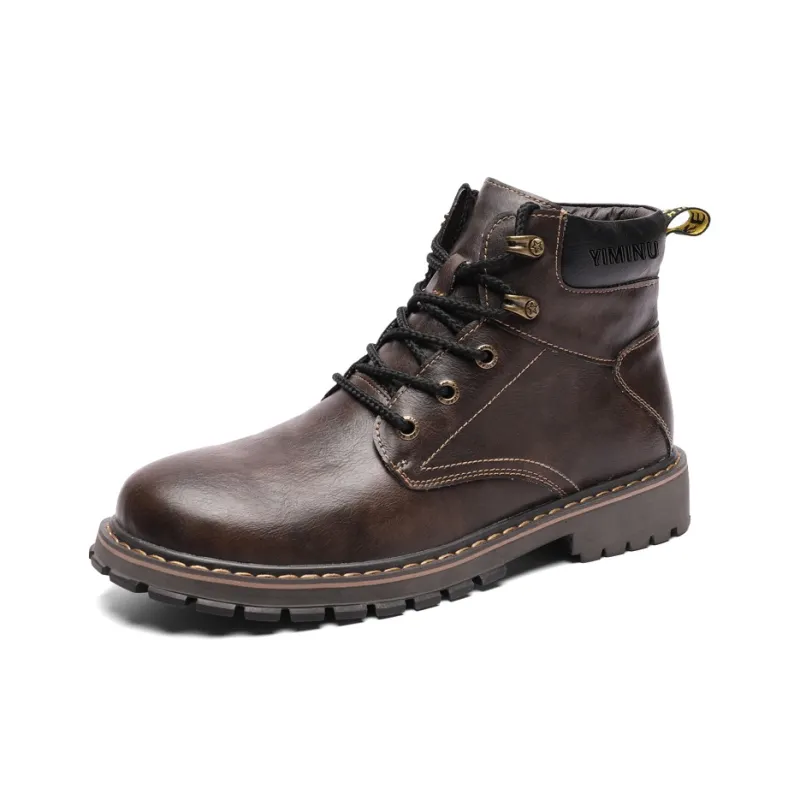 Eminu Martin Boots Men Black/Gray-9