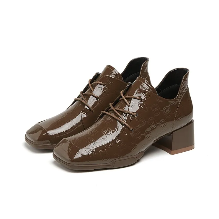 ST&SAT Chunky Heel High Heels 5cm Women's-8