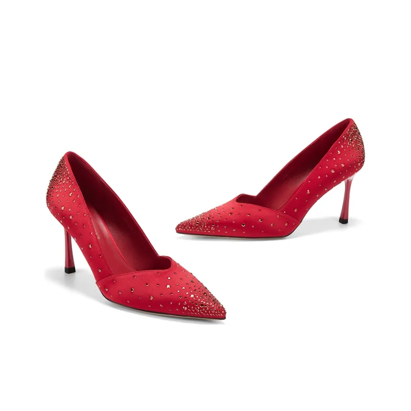 FOR YOU FOREVER Slim Heel High Heels 7.5cm Women's-7