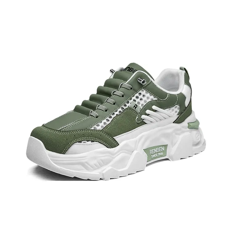 RENBEN Breathable Anti-Slip And Wear-Resistant Low-Top Chunky Sneakers Unisex-8
