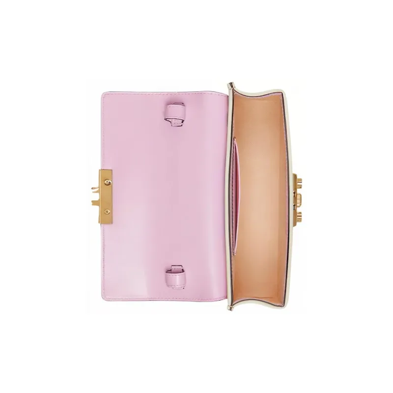 GUCCI Padlock Canvas With Leather Box Bag Handbag Shoulder Bag Crossbody Bag Mini Women's Pink/Ebony-4