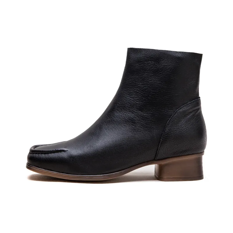 Jay Ankle Boots Women's Coffee/Black-4
