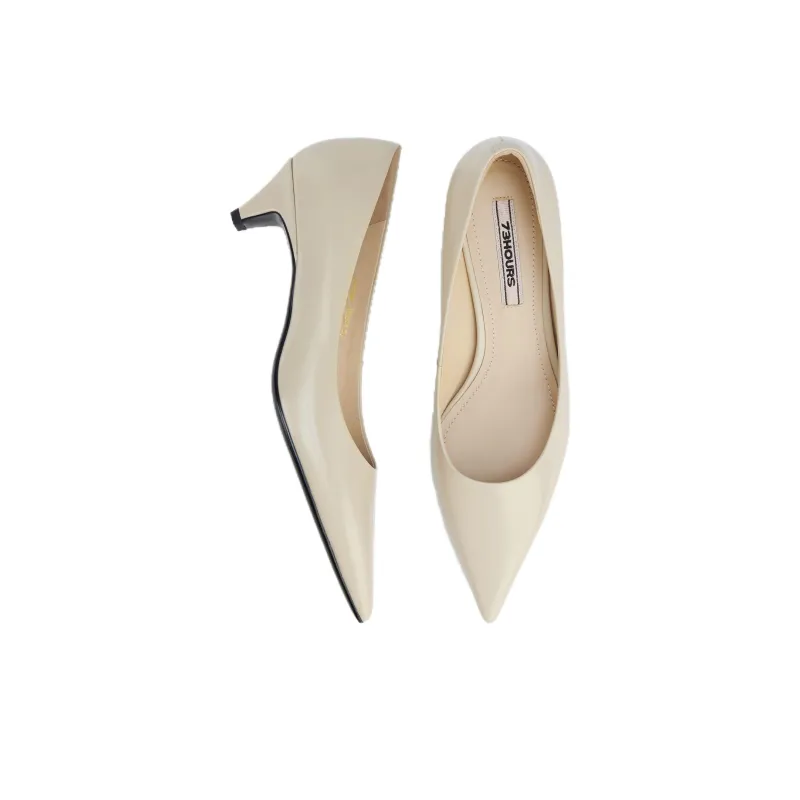 73Hours Oil Painting Colors High Heels 4cm Women's-16