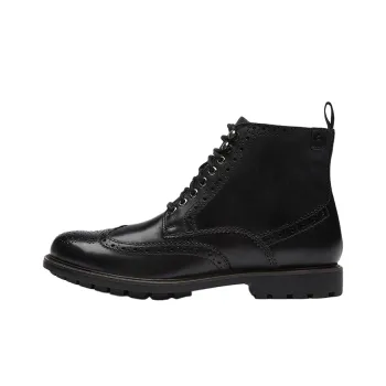 Clarks Short Martin Boot Men's Black