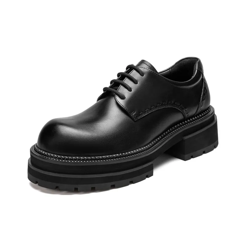 TUATARA Men's Casual Shoes Men Low Top Black/Black With Green Base-1