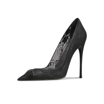 Suyymakk Slim Heel High Heels Women's Black
