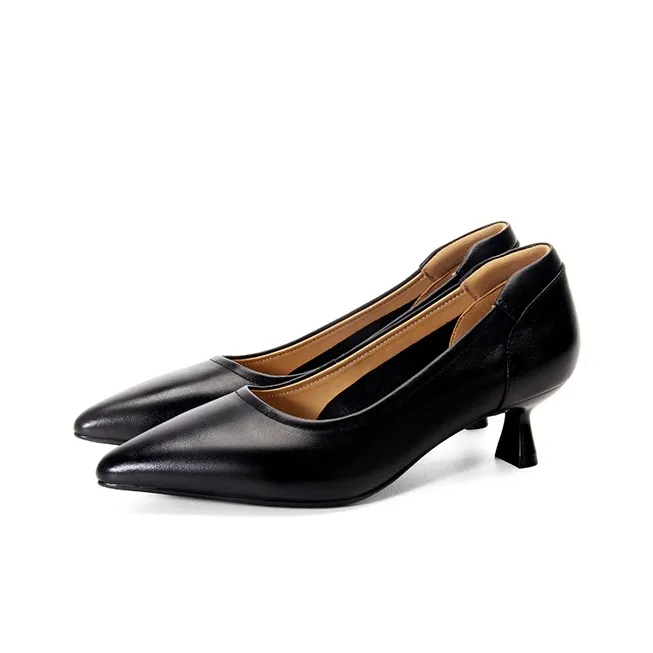 LESELE Slim Heel High Heels 4cm Women's-2