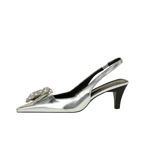 BIGTREE Cone Heel High Heels 6cm Women's