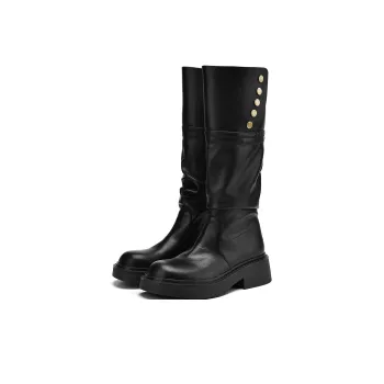 SAFIYA Knee high Boots Women's Black/Brown