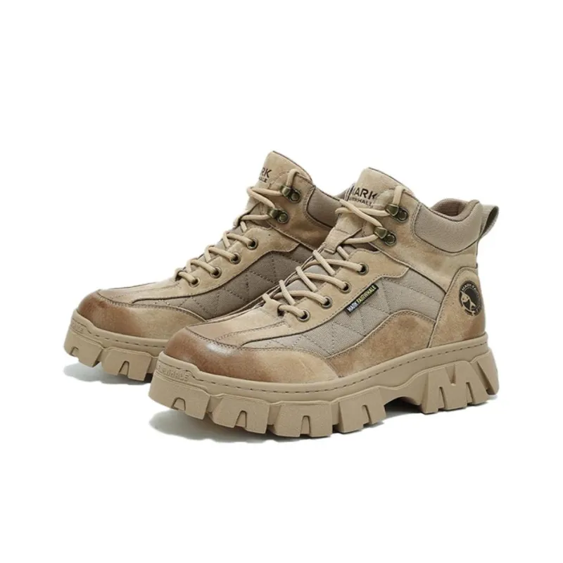FAIRWHALE Short Martin Boot Unisex Yellow-10