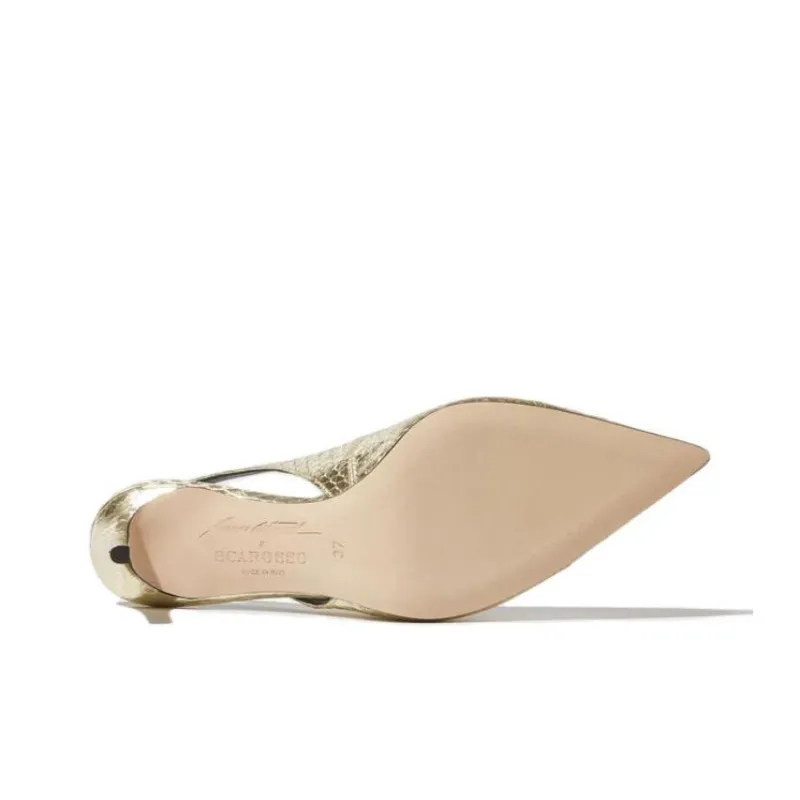 SCAROSSO X Brian Atwood Sutton Pointed-Toe Slingback Pumps-3