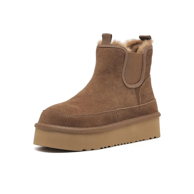 DAPHNE Thermal Ankle Length Snow Boots Women's-1