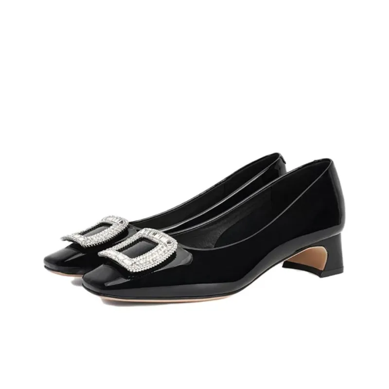 LESELE Chunky Heel High Heels 3cm Women's-1