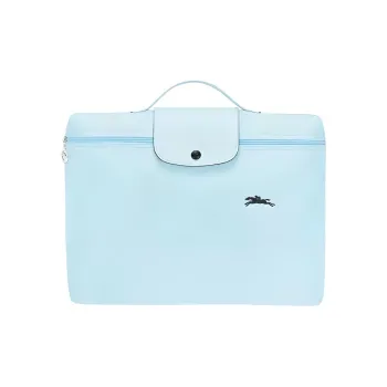 LONGCHAMP Le Pliage Club Nylon Briefcase Handbag Clutch Men's Cloud Mist Color