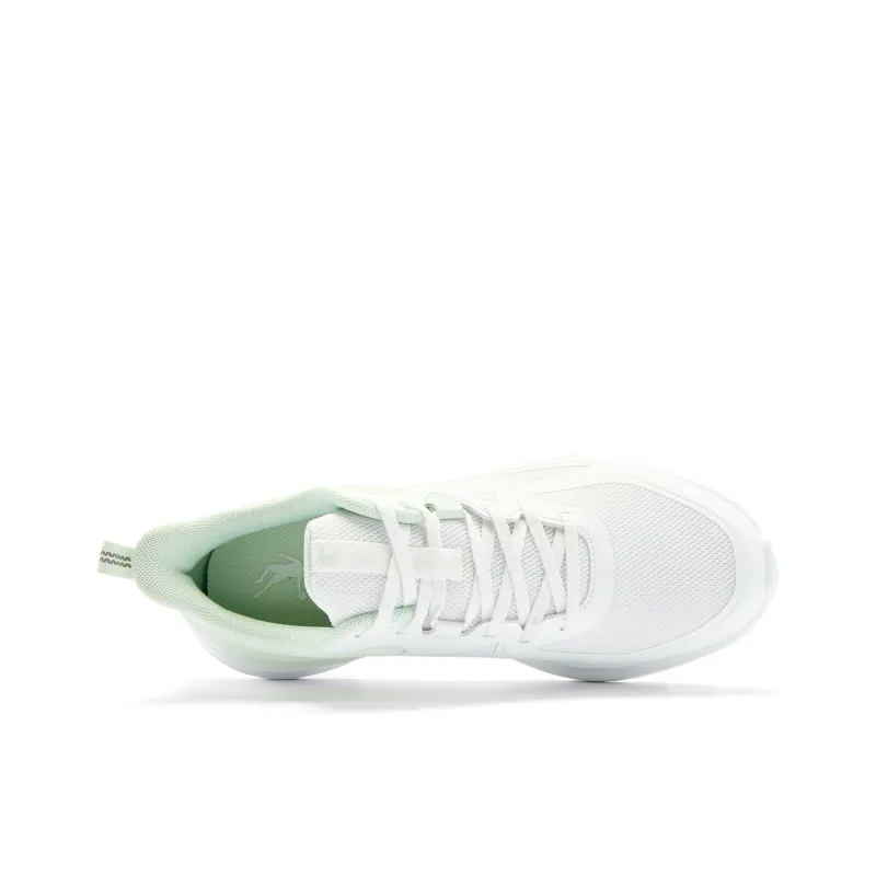 QIAODAN Running Shoes Women's Low Top Jordan White/Snow Mist Green-3