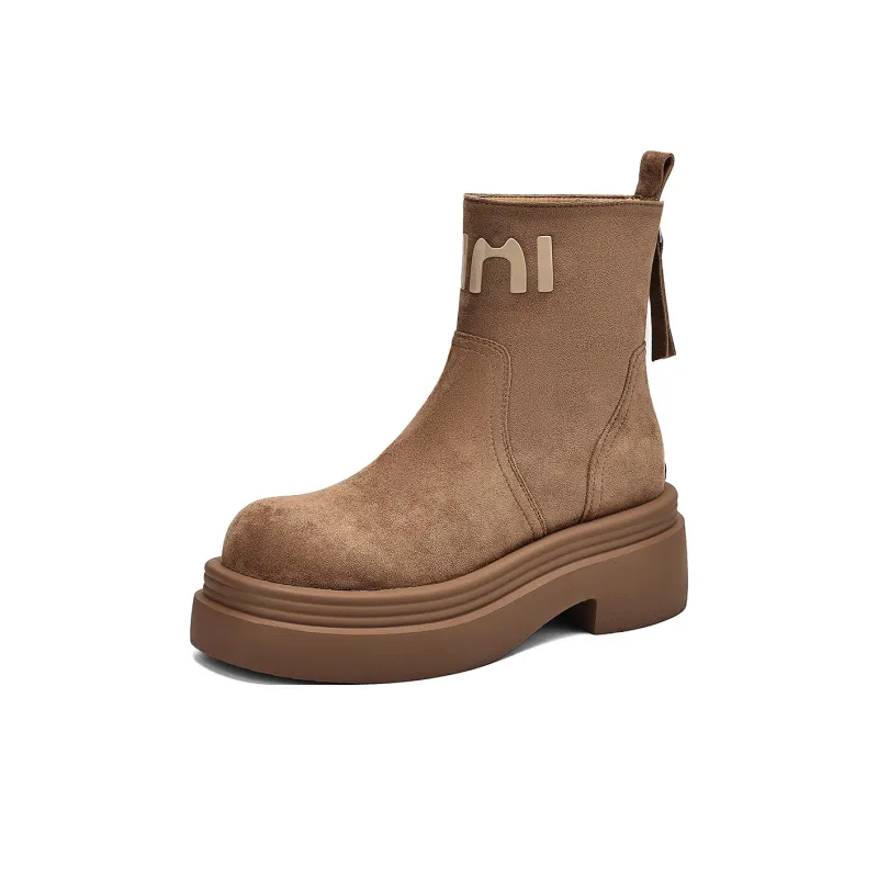 JOSINY Ankle Boots Women's Camel/Coffee-2