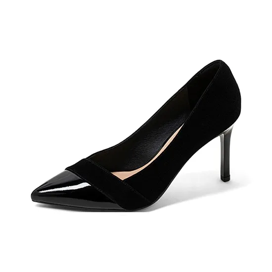 COMELY Slim Heel High Heels 8cm Women's-5