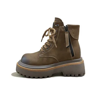 A Poinsettia Princess Short Martin Boot Women's