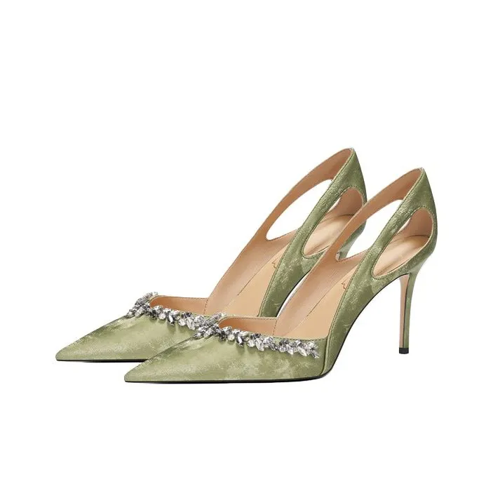 Zubumei Slim Heel High Heels Women's-9