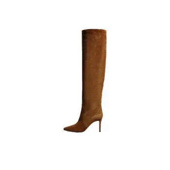 SCAROSSO X Brian Atwood Carra Knee Length Boots Women's
