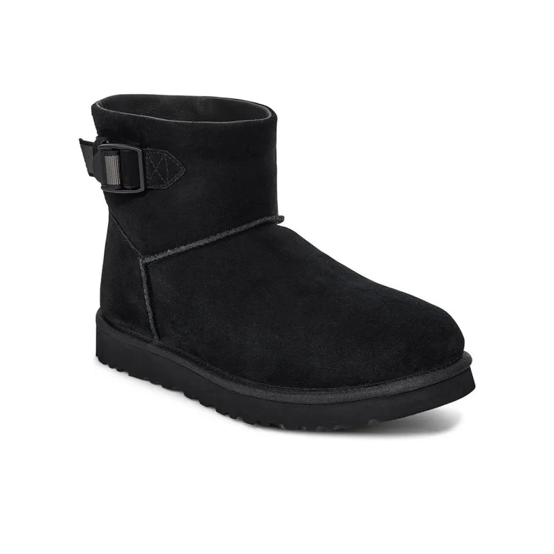 UGG Classic Mini Strap Snow Boots Black-2