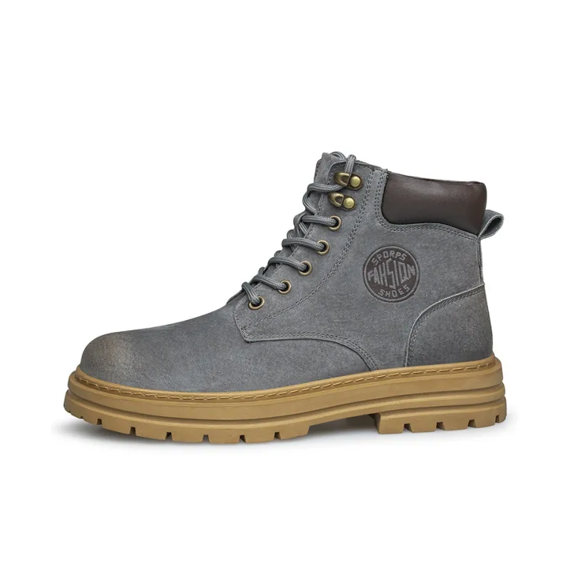 LAORENTOU Martin Boots Unisex Earth Yellow/Sand/Gray/Green-8