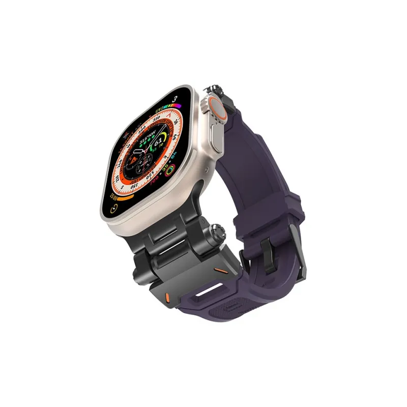 ZHENGGUANG Watch Band Apple Compatibility 41mm Silicone Material-42