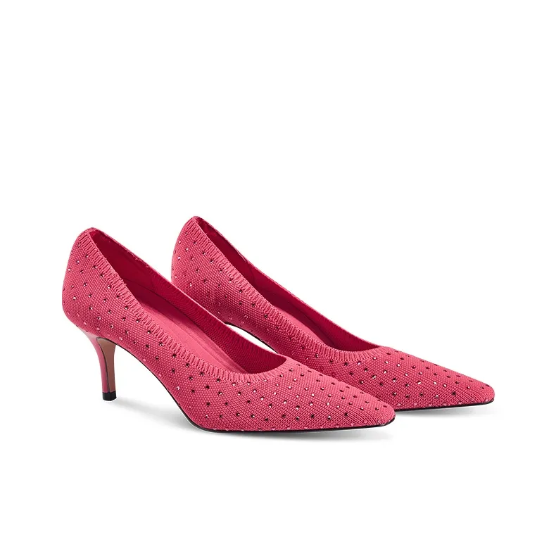 JC DAMO Slim Heel High Heels 6.5cm Women's-9