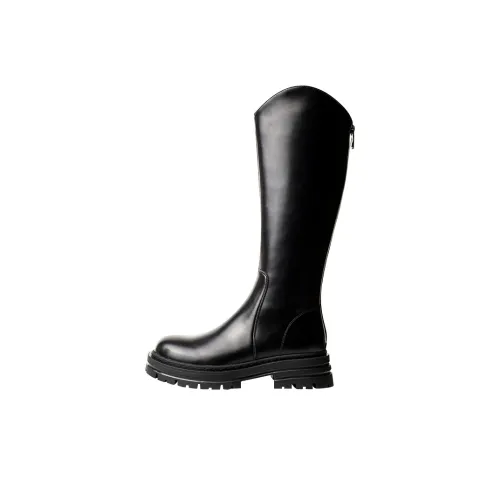 Wonderful Couple Knee high Boots 5cm Women's Black