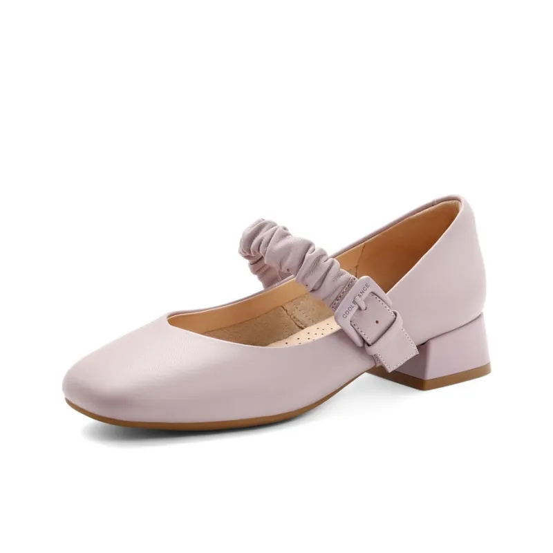BELLE Chunky Heel High Heels 3.5cm Women's-7